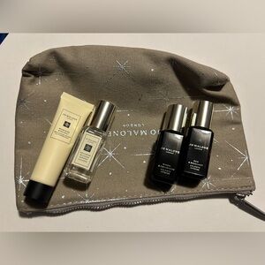 Jo Malone hinoki cedar wood / oud bergamot/ nectarine blossom honey /cream & bag